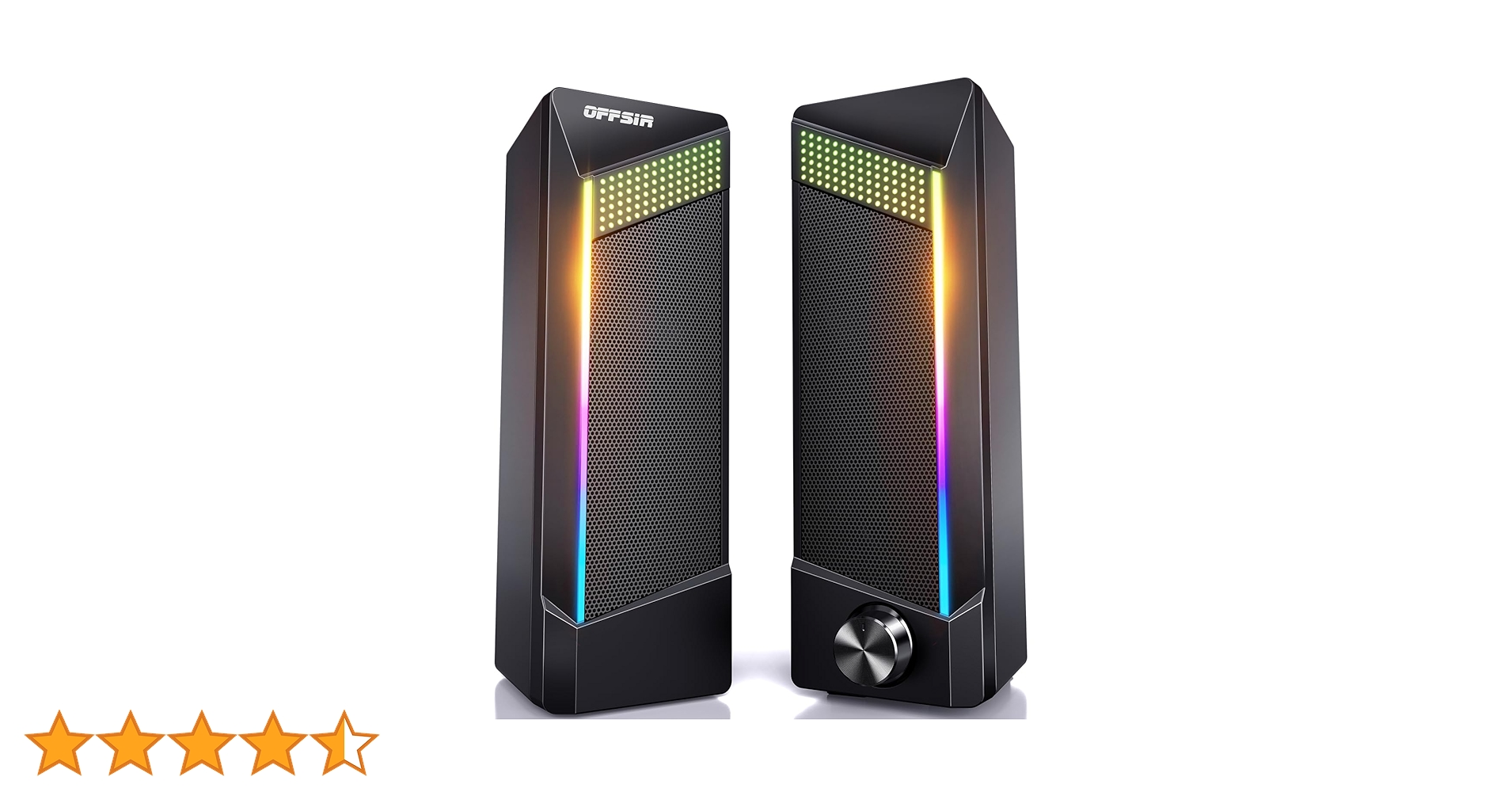 【超人気】ゲーミングスピーカー サラウンド 3D音響 bluetooth5.3 Amazon.co.jp: OFFSIR PCスピーカー ゲーミングスピーカー USB